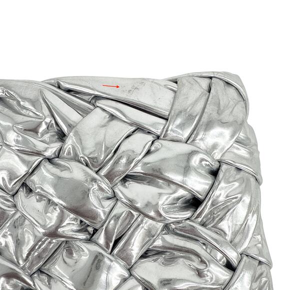 CLARE V. Estelle Crossbody Clutch in Specchio Puffy Woven - Picture 12 of 15